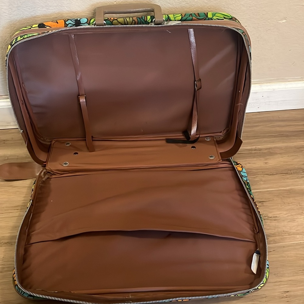 Vintage Tiny Sleep over Bag Flower Suitcase - Picture 4 of 4